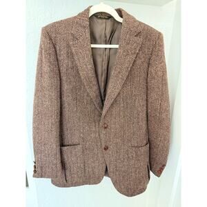 Vintage Dakota Harris Tweed Blazer | Western Seaming Wool Sport Coat | Men’s 40R
